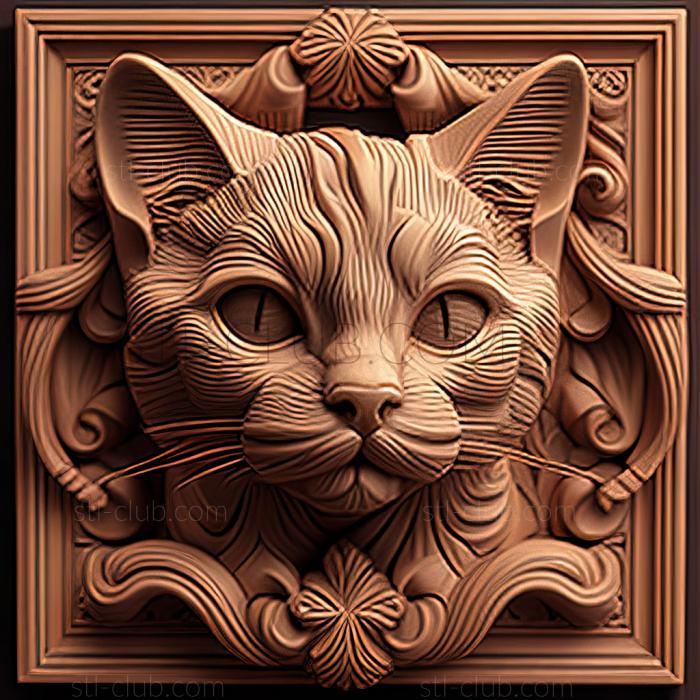 3D model st kitty (STL)